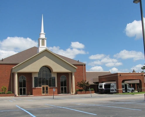 Church roofing installation with GAF shingles
