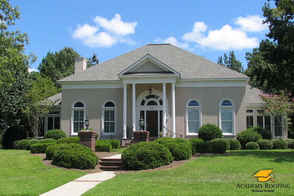 residential-roofing-2 Elegant residential property with DaVinci synthetic slate roof in Georgia