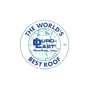 Logo for Duro-Last Roofing Systems with slogan 'The World's Best Roof'