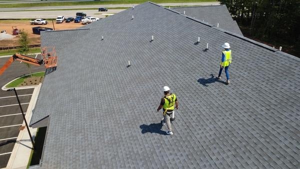 Academy Roofing crew performing residential roof replacement in Greater Atlanta